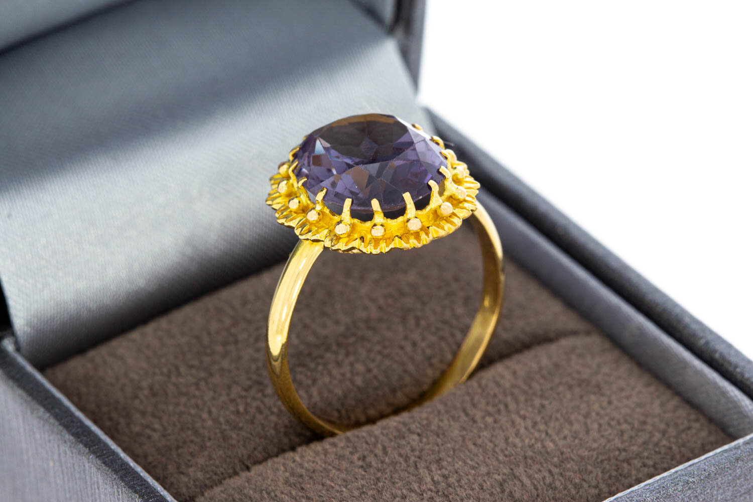 Vintage 18 Karat Gold Ring Damen - Ringgr&ouml;&szlig;e 59