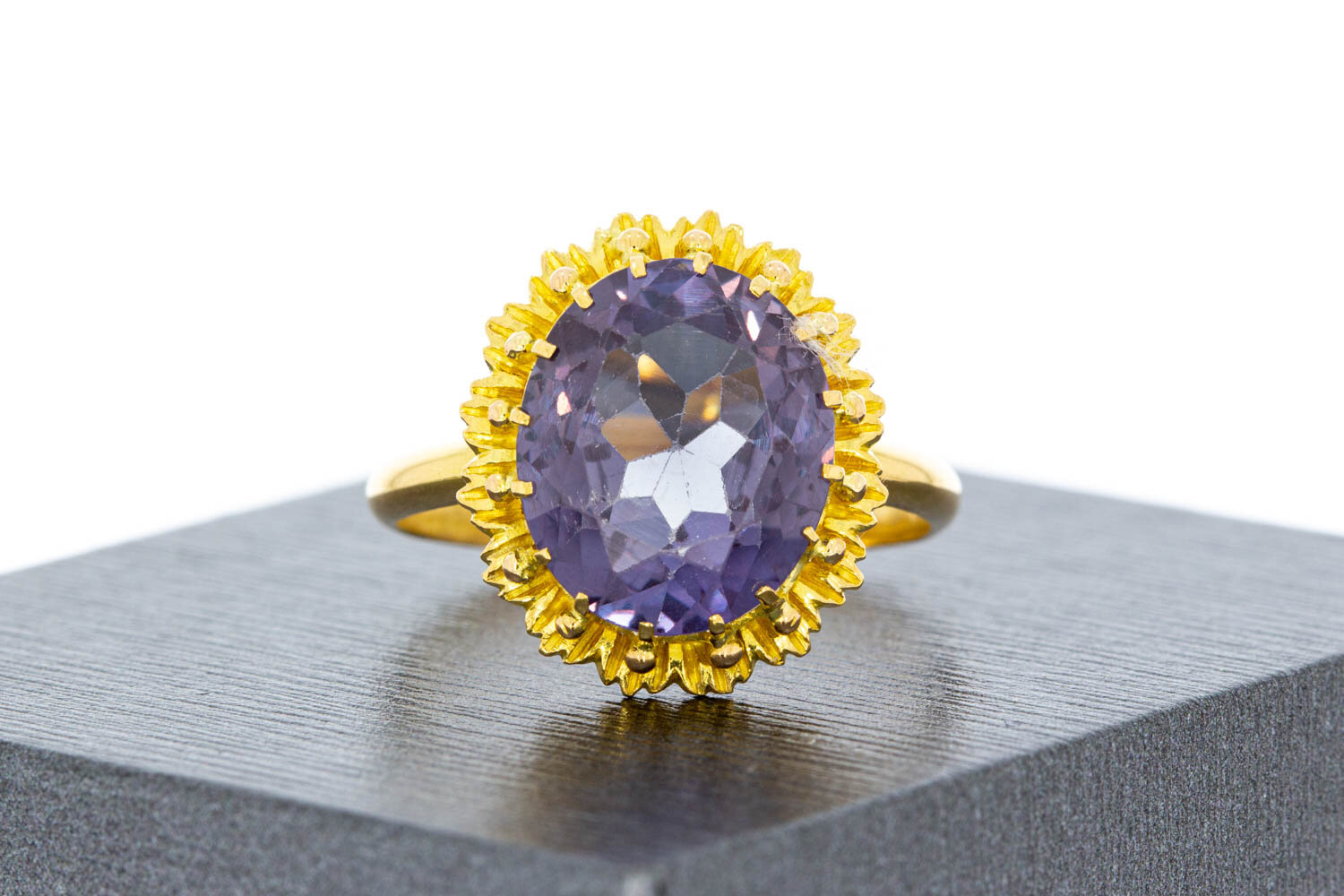 Vintage 18 Karat Gold Ring Damen - Ringgr&ouml;&szlig;e 59