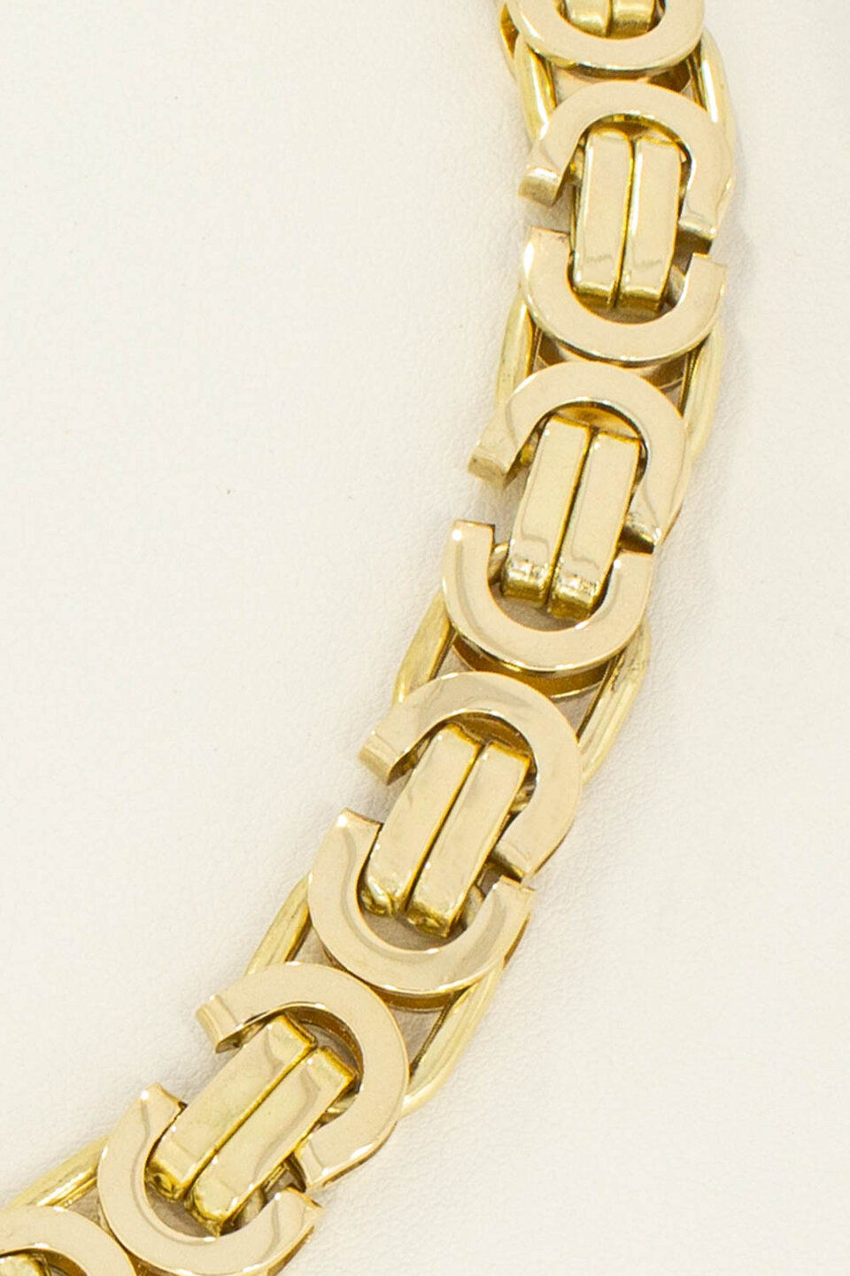 18 Karat Gold K&ouml;nigskette Herren - 77,8 cm