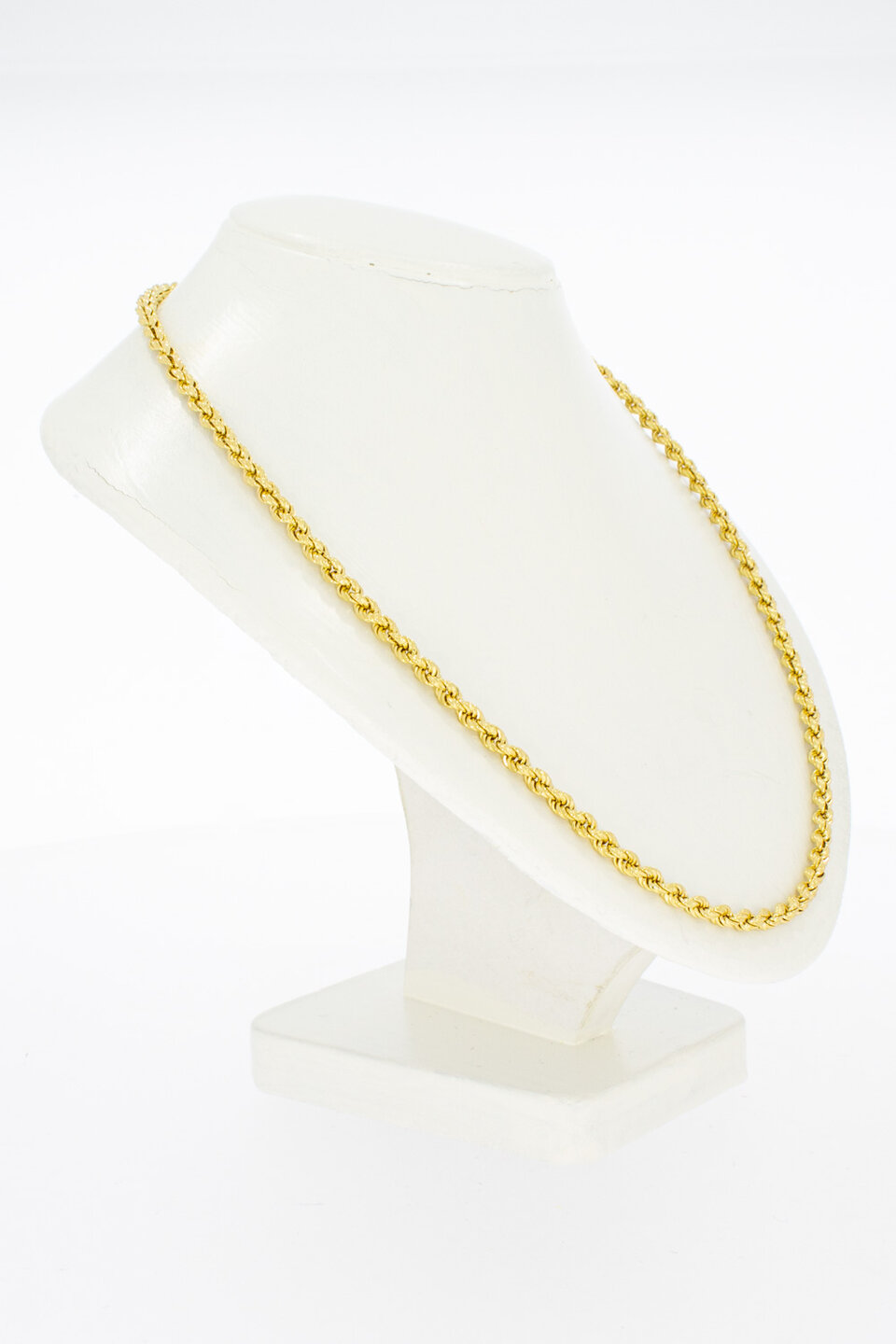 18 Karat Gold Kordelkette - 52,4 cm