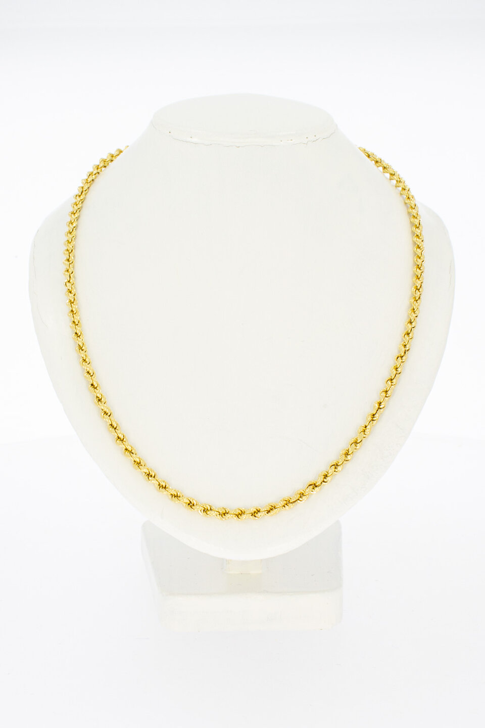 18 Karat Gold Kordelkette - 52,4 cm