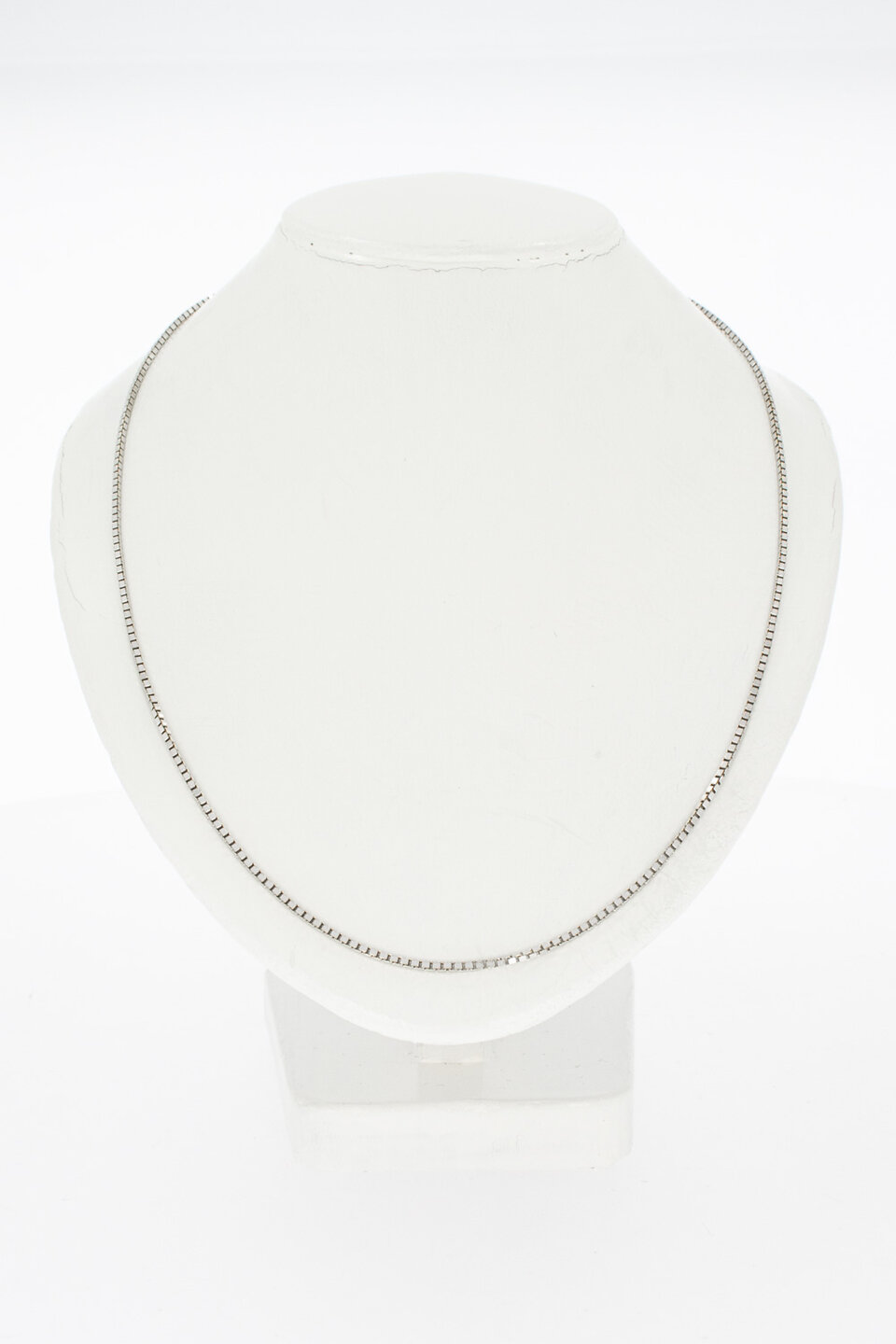 18 Karat Wei&szlig;gold Venezianerkette - 42,9 cm