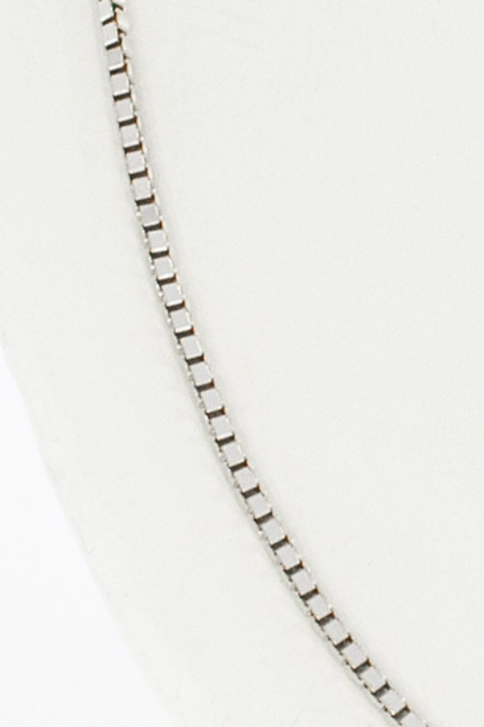 18 Karat Wei&szlig;gold Venezianerkette - 42,9 cm