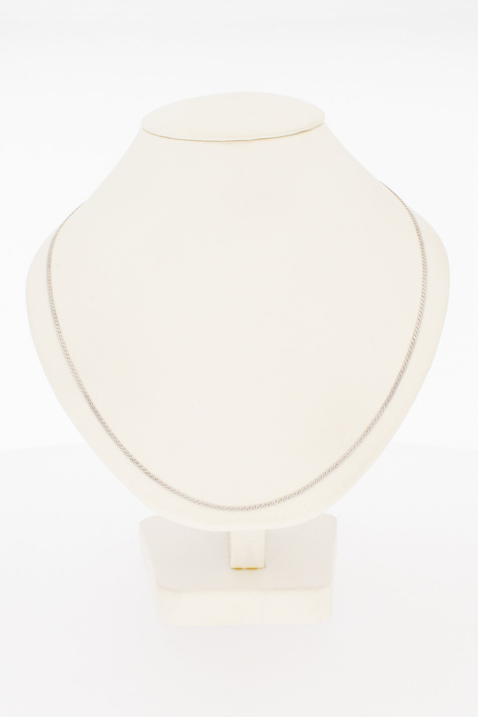 18 Karat Wei&szlig;gold Fantasiekette Damen - 50,7 cm