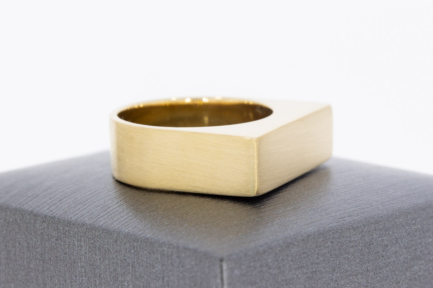 585 Gold Statement-Ring Herren - Ringgr&ouml;&szlig;e 58