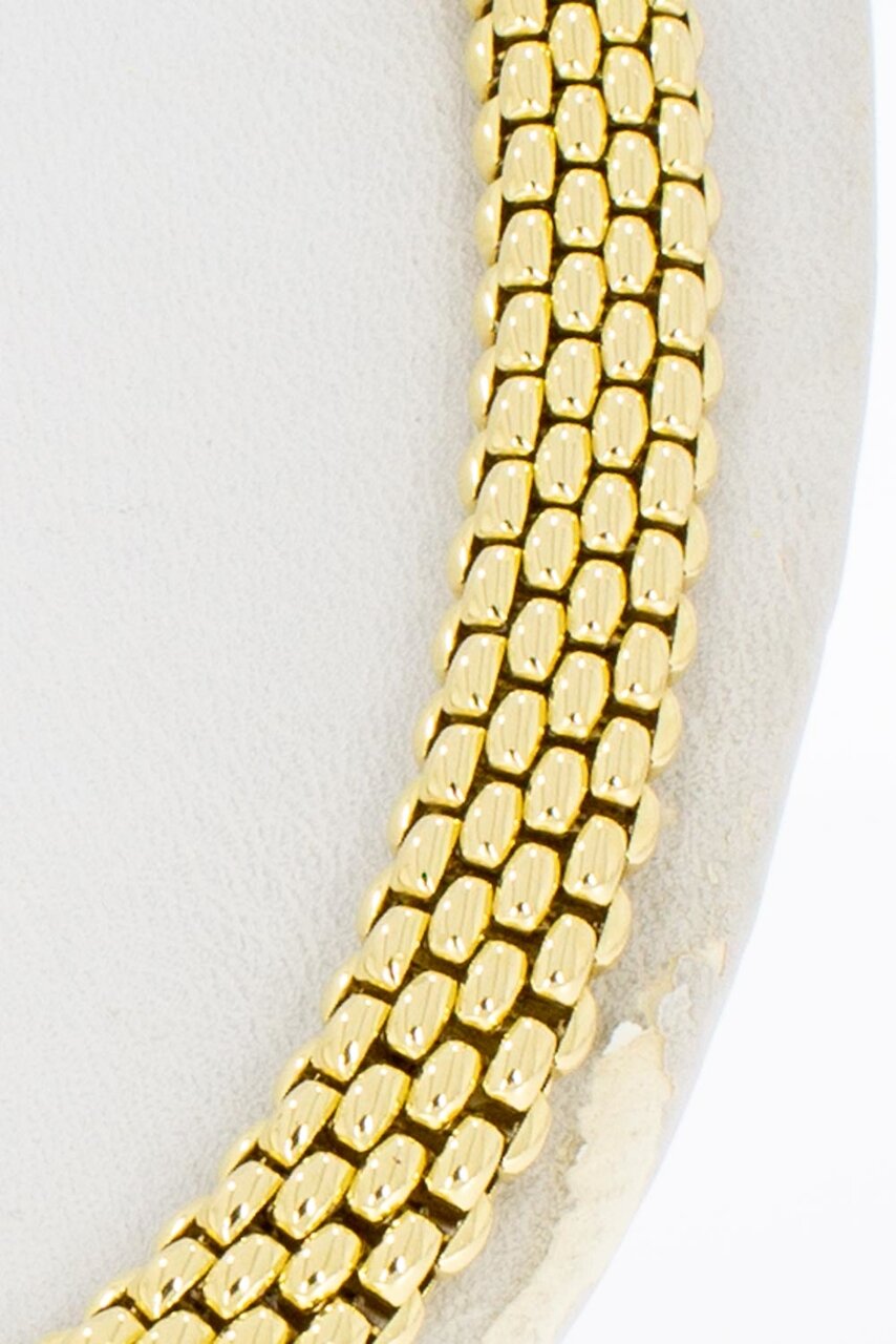 18 Karat Gold Gliederkette - 47,5 cm
