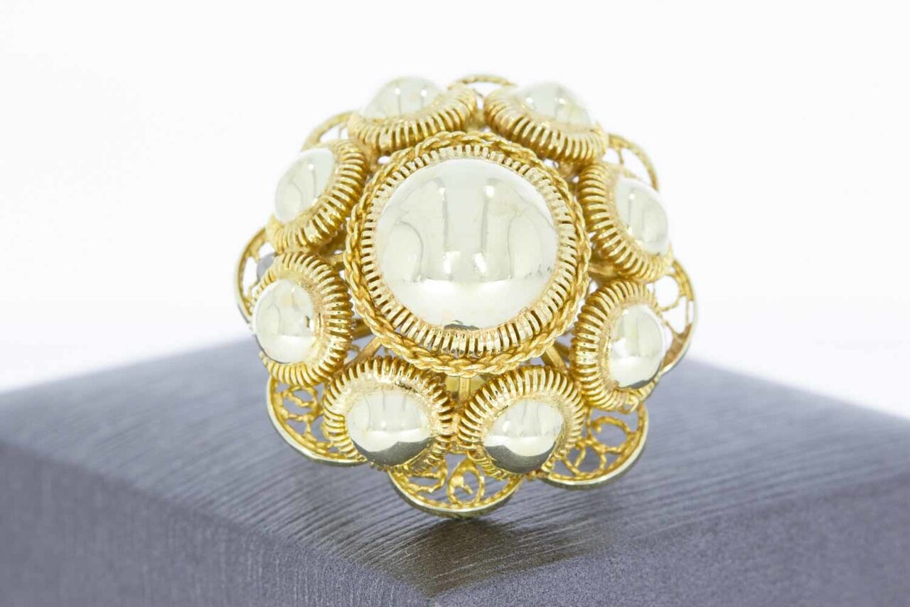 Vintage 18 Karat Gold Ring Damen - Ringgr&ouml;&szlig;e 61