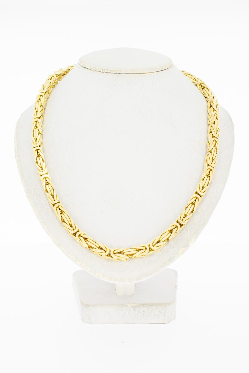 18 Karat Gold Byzantinische K&ouml;nigskette Herren - 80,4 cm