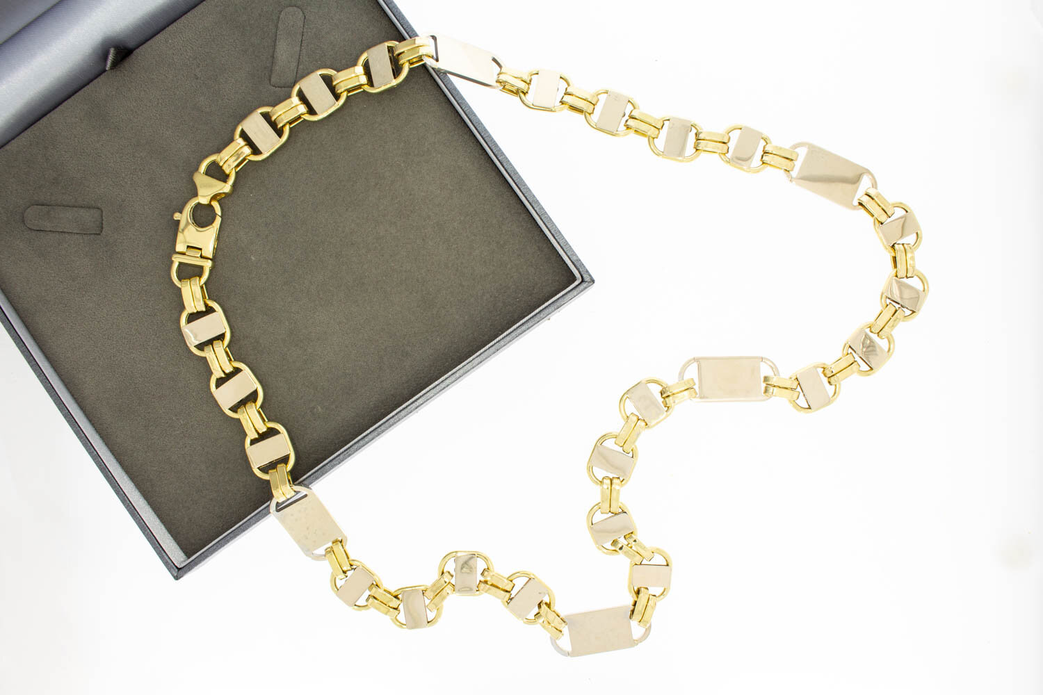 18 Karat Gold K&ouml;nigskette Magnum Herren - 72,5 cm, 166,8 g