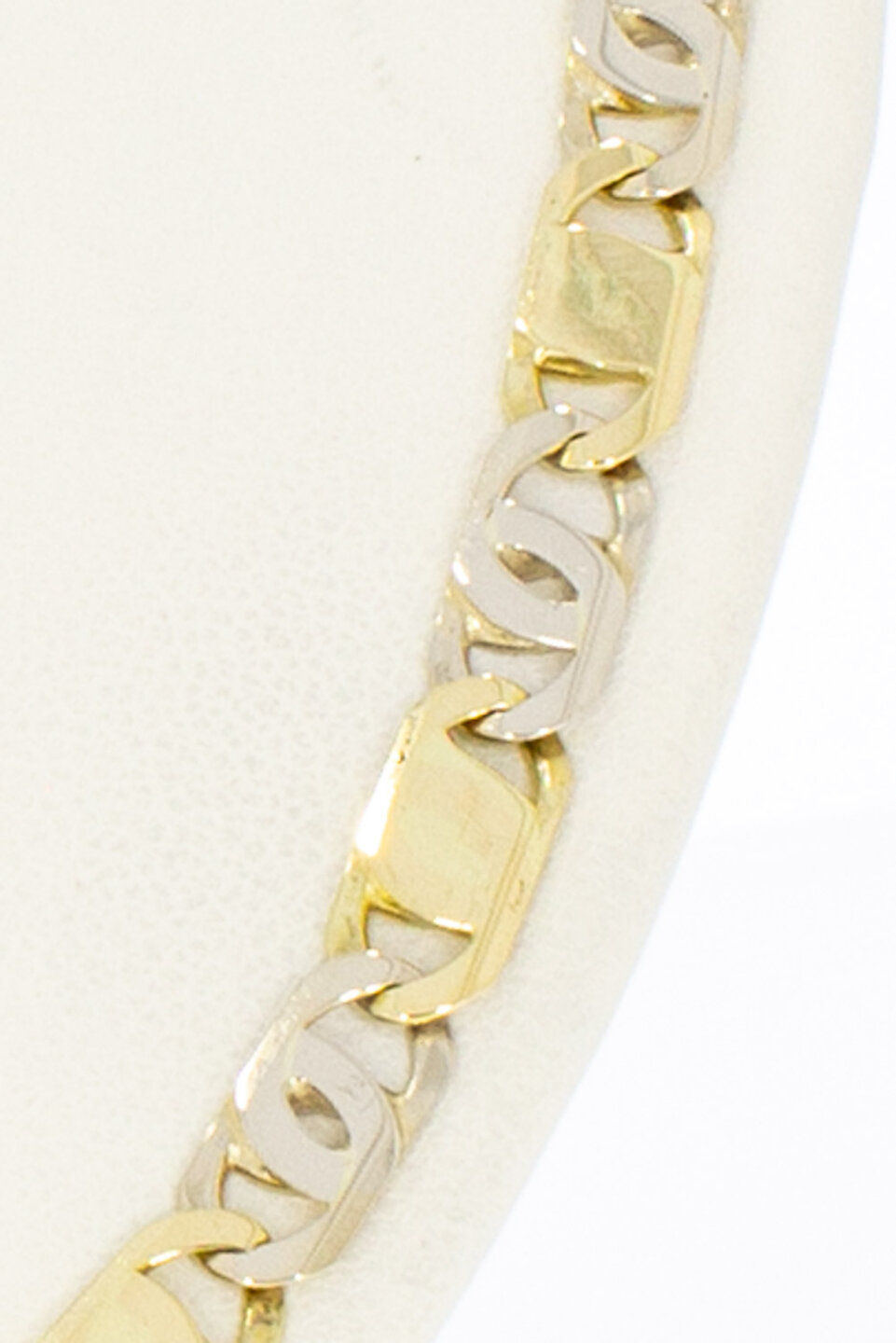 18 Karat Gold Falkenaugenkette - 54 cm