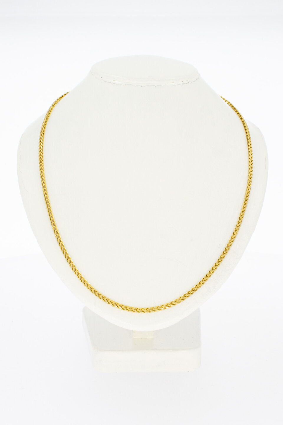 18 Karat Gold Fuchsschwanzkette - 51,2 cm
