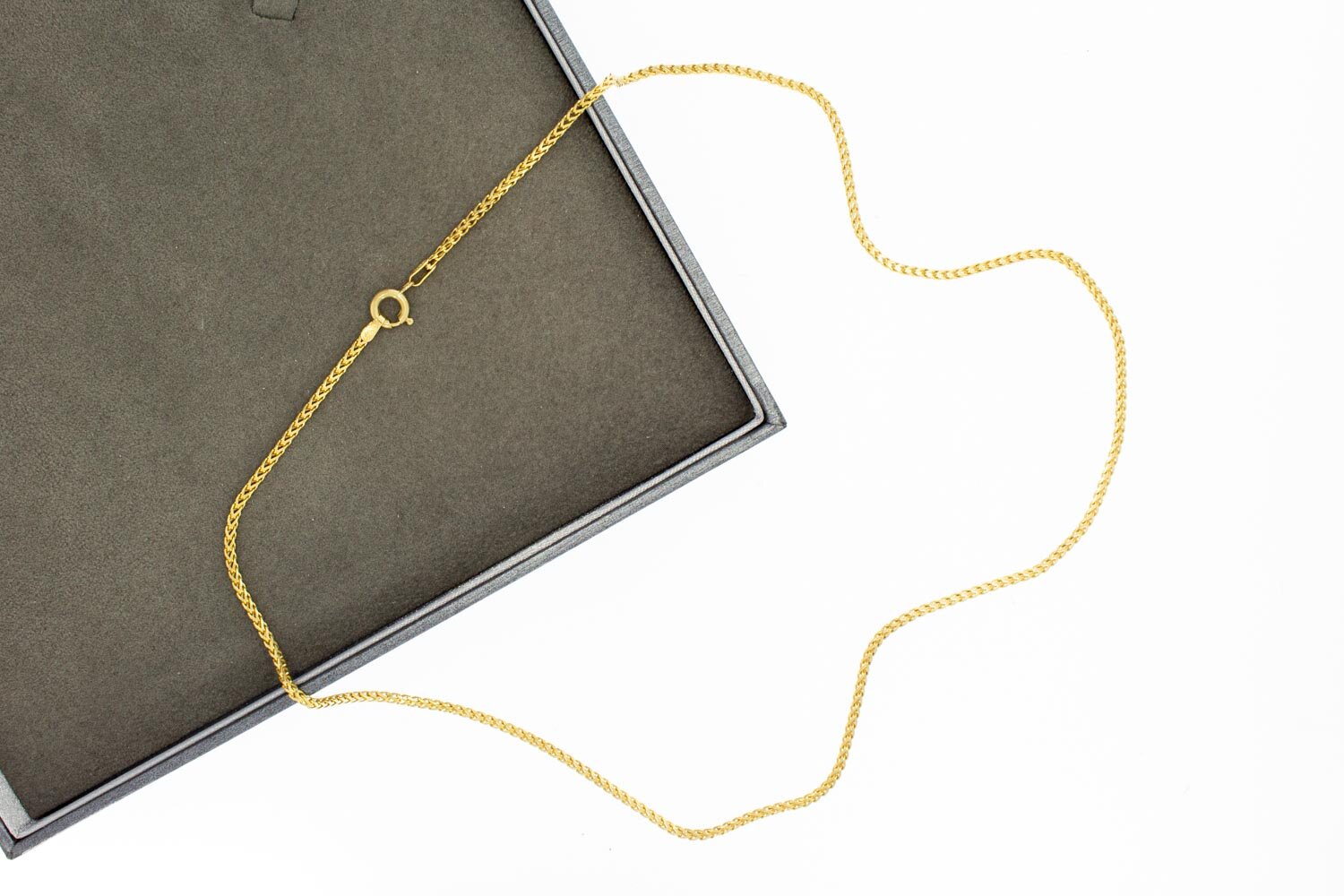 18 Karat Gold Fuchsschwanzkette - 51,2 cm