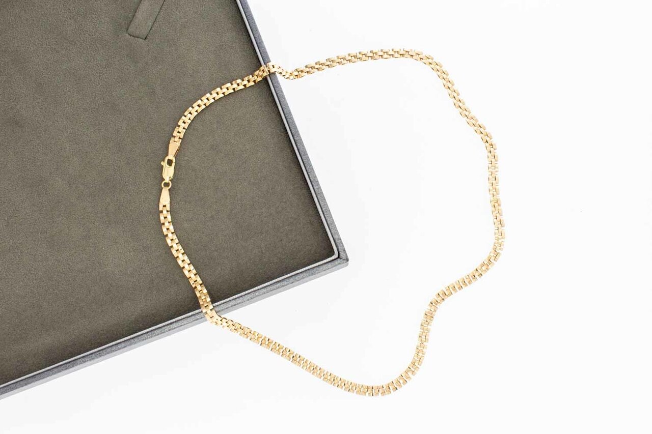 Vintage 585 Ros&eacute;gold Collier Damen - 42,3 cm