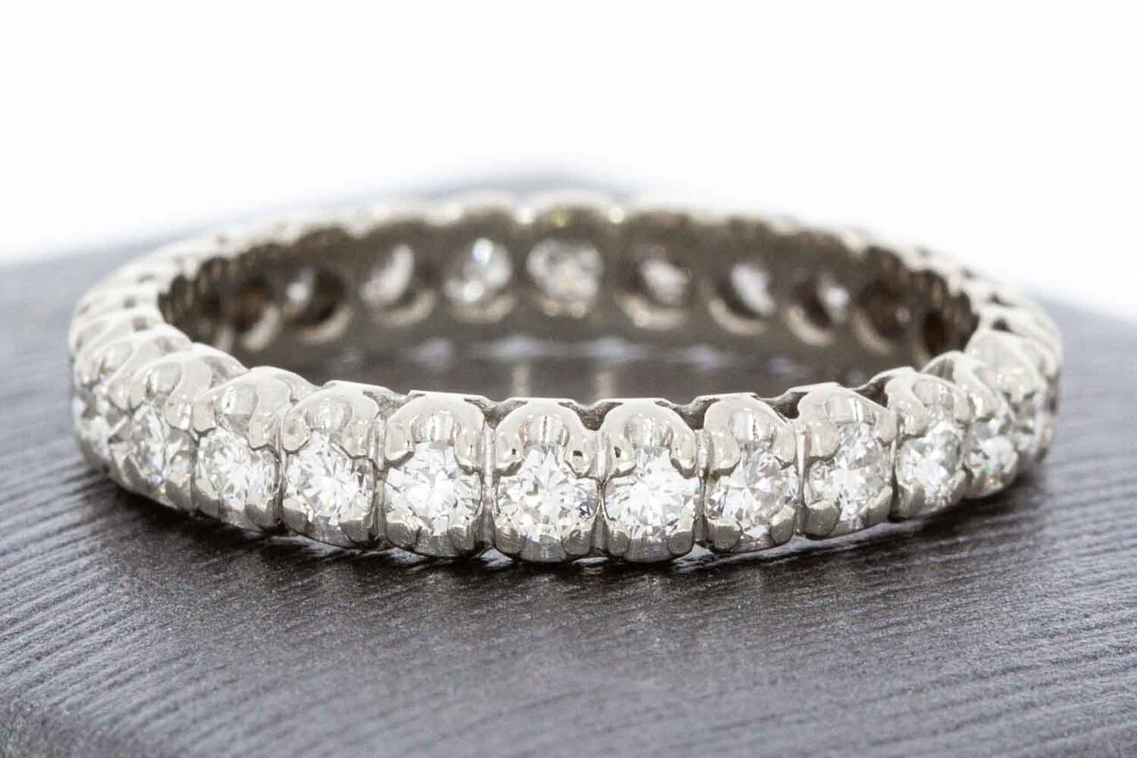 585 Gold Ring Damen mit Diamant 1,12 ct - Ringgr&ouml;&szlig;e 58