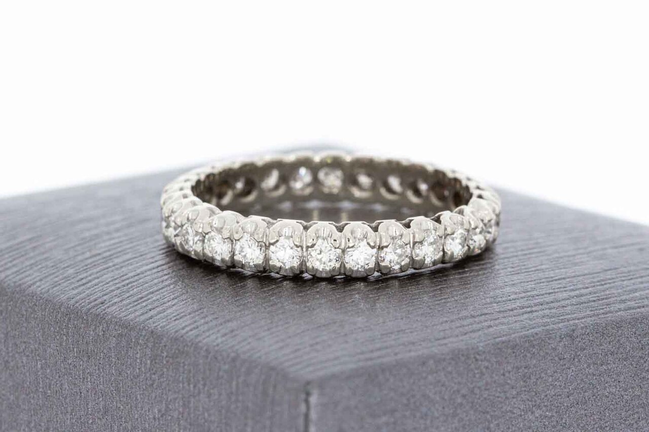 585 Gold Ring Damen mit Diamant 1,12 ct - Ringgr&ouml;&szlig;e 58