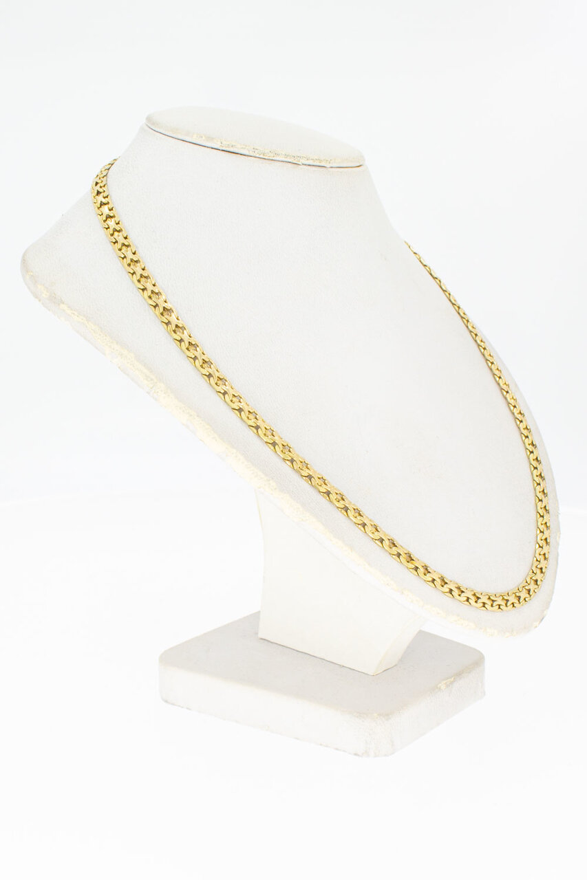 585 Gold Gliederkette - 45,4 cm, 15 g