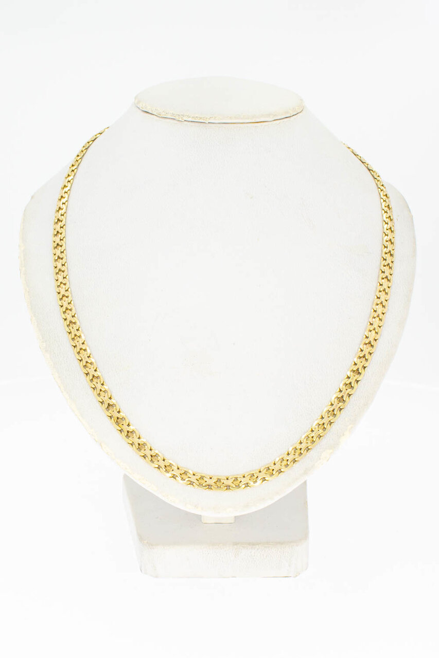 585 Gold Gliederkette - 45,4 cm, 15 g