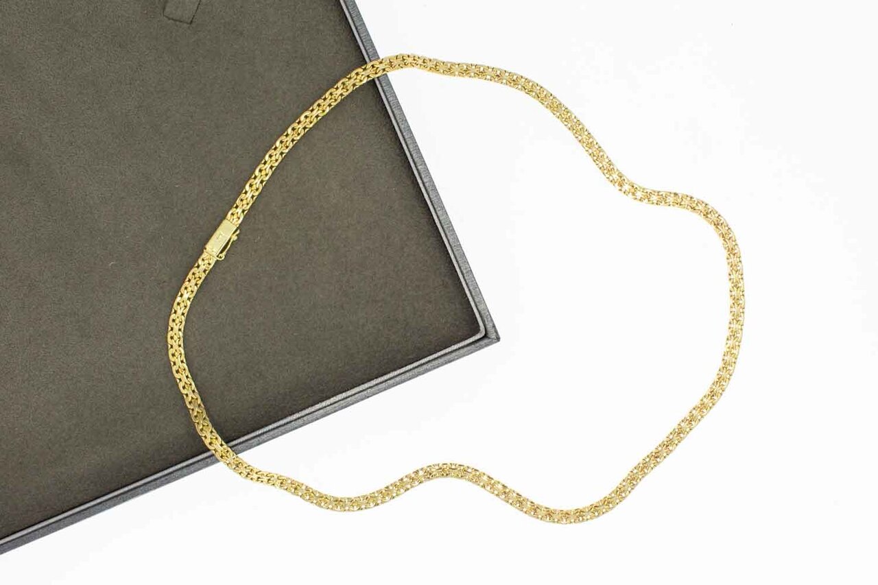 585 Gold Gliederkette - 45,4 cm, 15 g