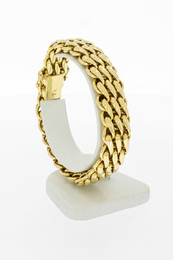 14 Karat geflochtenes Armband - 20,7 cm