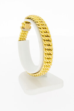 18 Karat geflochtenes Armband - 20,5