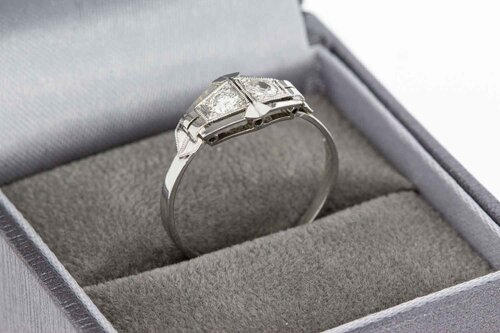 18 Karat Gold Diamant Ring - 17,8 mm