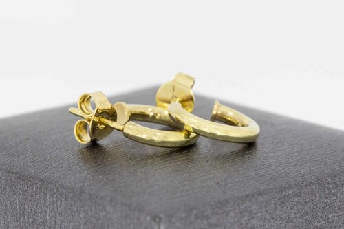 14 Karat gelb Gold Ohrringe Damen - 1,2 cm