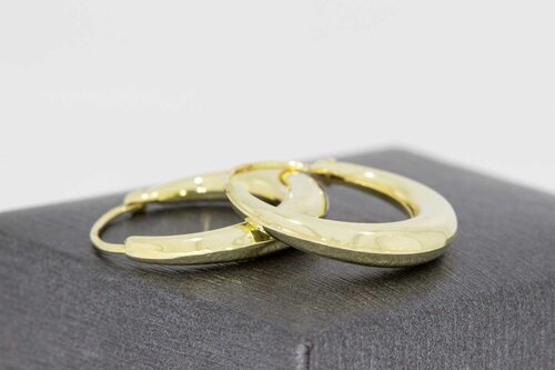 14 Karat Gold Damen Ohrringe - 2 cm