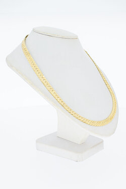 14 Karat Panzer Damen Goldkette - 40,2 cm
