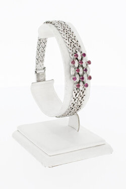 Edelstein Armband 14 Karat Gold - 20 cm