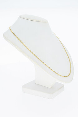 14 Karat Gold Panzer Gliederkette - 59,4 cm