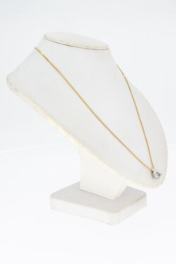 18 Karat Weißgold Diamant Anhänger