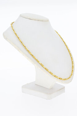 18 Karat Barrenkette Gold - 56,8 cm