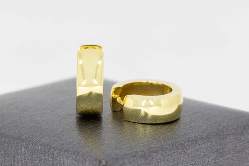 14 Karat Gold Damen Kreolen  - 1, 4 cm