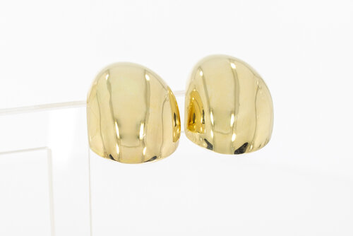 14 Karat Gold Clip Ohrringe - 2,8 cm