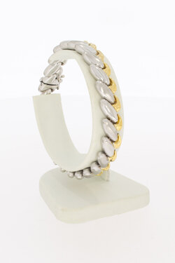 18 Karat Bicolor-Gold Fantasiearmband - 18,9 cm