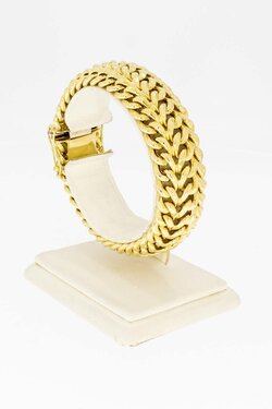 14 Karat geflochtenes Armband - 18,9 cm