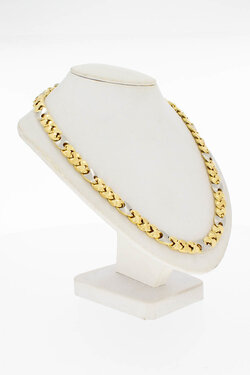 585 Bicolor-Gold Collier - 42 cm