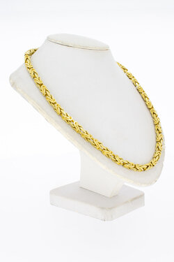 18 Karat Byzantinische K&ouml;nigskette - 61 cm