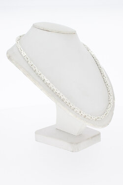 Silber (925) byzantinische K&ouml;nigskette - 41,9 cm