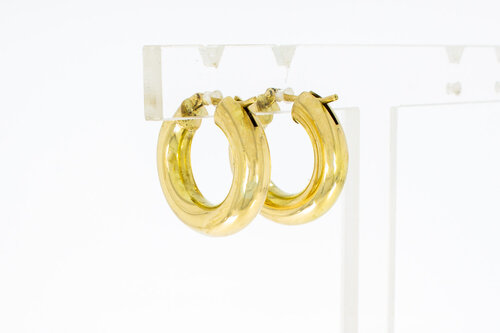 18 Karat Gold Creolen Damen - 2 cm