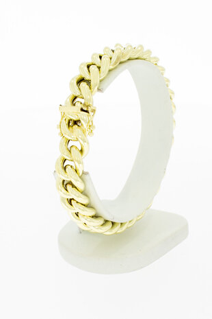 14 Karat Gourmet-Armband - 20,1 cm