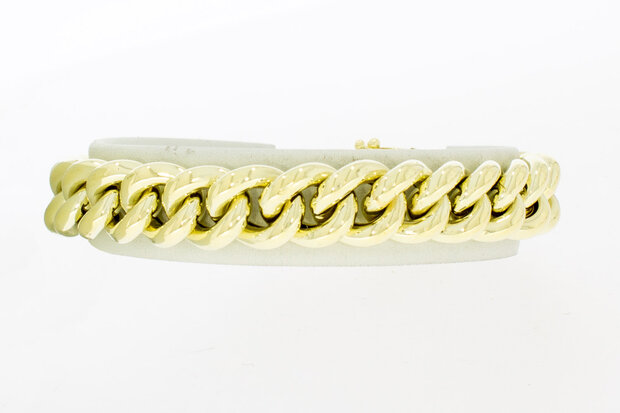14 Karat Gourmet-Armband - 20,1 cm