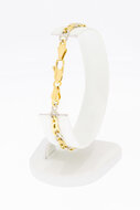 18 Karaat gouden Valkoog schakelarmband - 19,7 cm