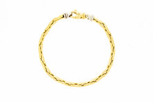 18 karaat geel gouden Anker Armband - 19,2 mm