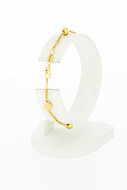 18 Karaat gouden Venetiaanse bolletjes Armband  - 17,8 cm
