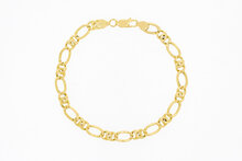 18 Karaat gouden Valkoog armband - 19,9 cm