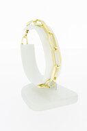 14 Karaat gouden Closed Forever armband - 19,1 cm