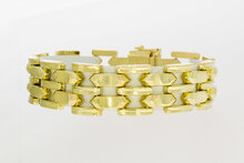 14 Karaat gouden Staafjes armband - 20 cm