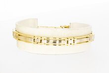 14 Karaat gouden Staafjes armband - 19,2 cm