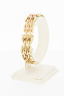 14 Karaat gouden Staafjes armband - 19,3 cm